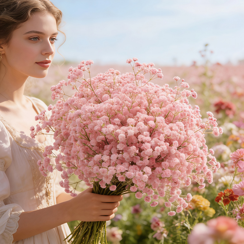 Buket Bunga Gypsophila Buatan  - Florist Supply Bulk ulasan dan harga
